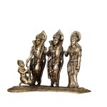 Intricate Brass Lightweight Ram Darbar Idol 6.5 Inch - Complete Set | Jaipurio